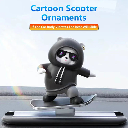 AutoXPrime™ Skateboarding Bear — Motion That Captivates!