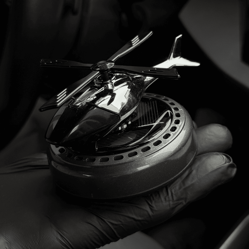 AutoXPrime™ Solar Dashboard Helicopter Car Air Freshener