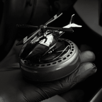 AutoXPrime™ Solar Dashboard Helicopter Car Air Freshener
