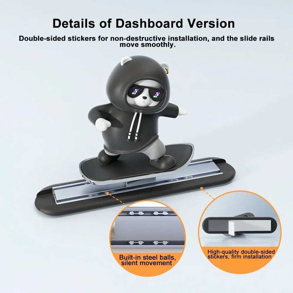 AutoXPrime™ Skateboarding Bear — Motion That Captivates!