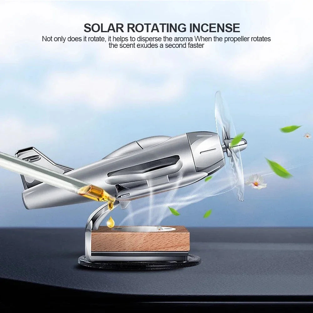 AutoXPrime™ Solar Airplane Car Air Freshener