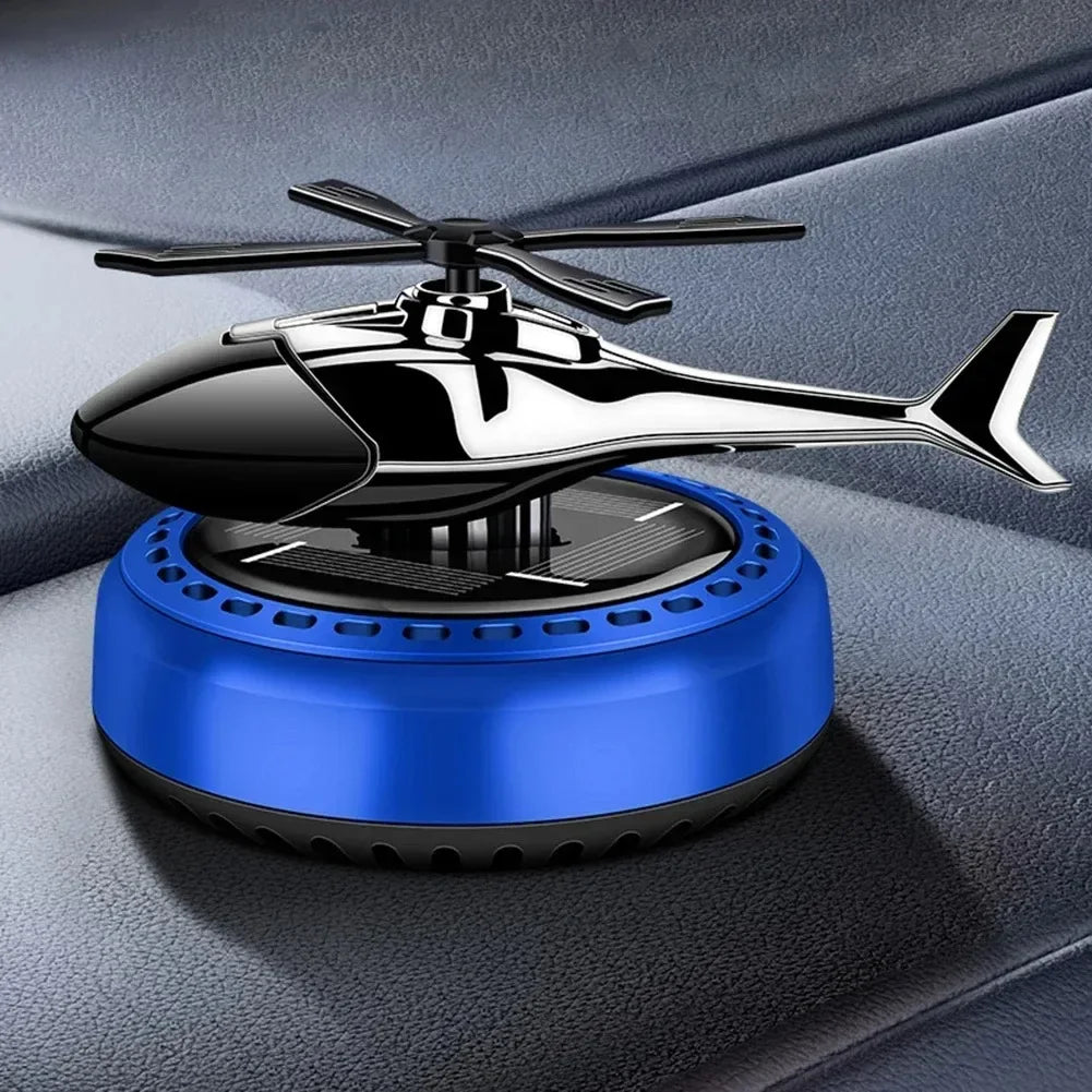AutoXPrime™ Solar Dashboard Helicopter Car Air Freshener