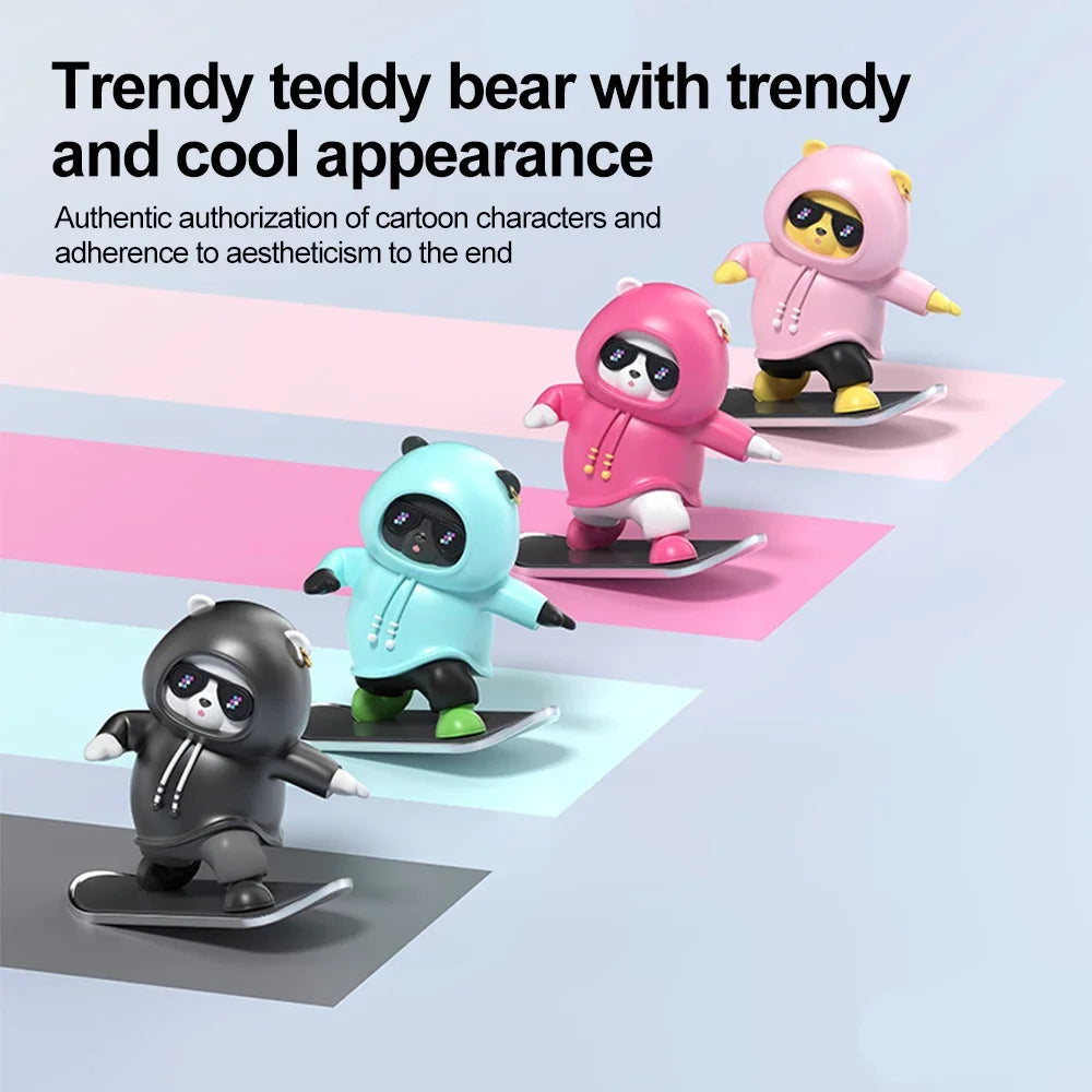 AutoXPrime™ Skateboarding Bear — Motion That Captivates!