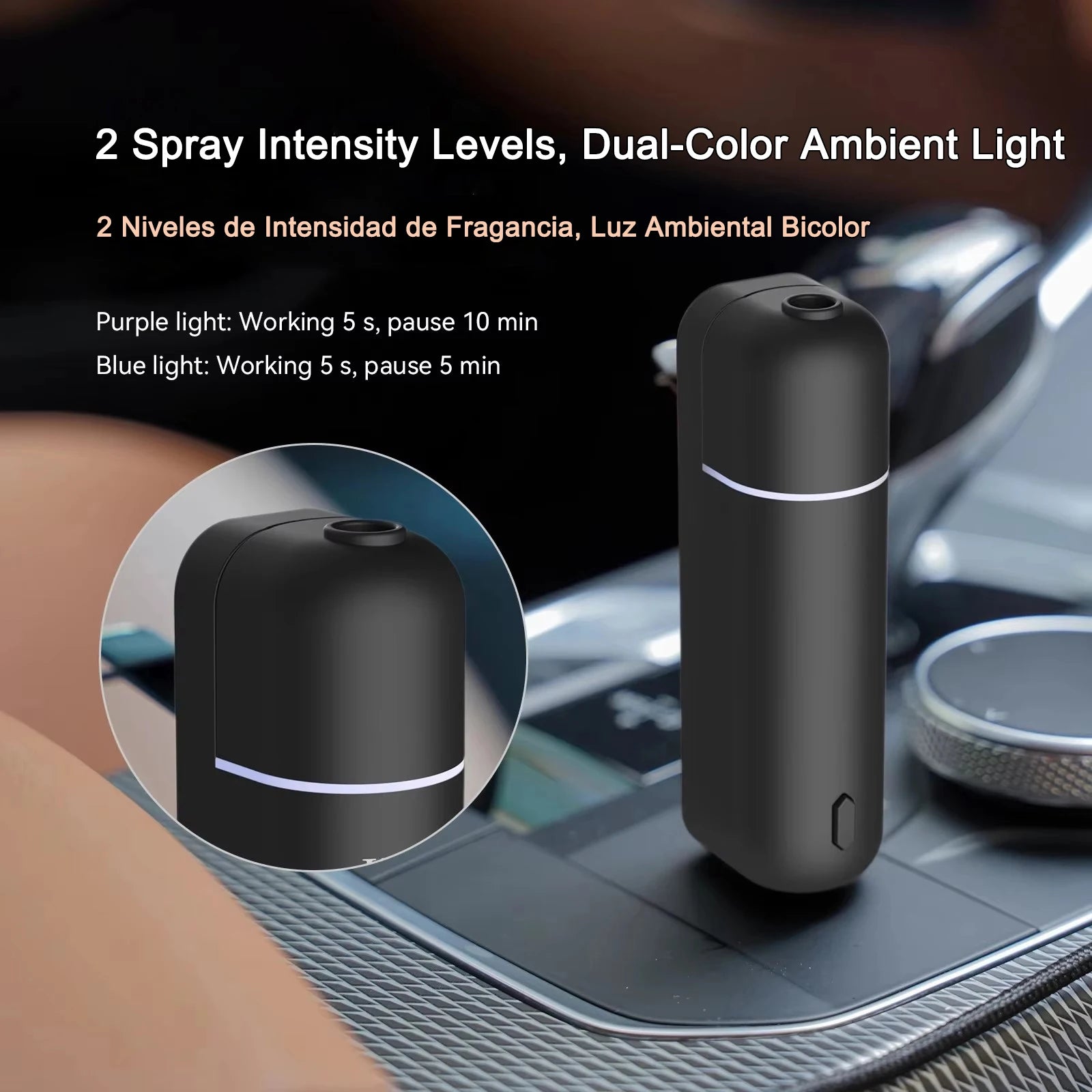 Smart Car Aroma Diffuser Auto Start Stop with Engine Fast Deodorizer Long Lasting Fragrance  6 Bottles Essential Oils Gift