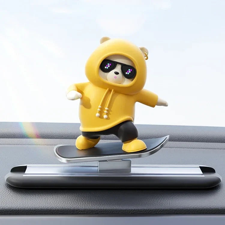 AutoXPrime™ Skateboarding Bear — Motion That Captivates!