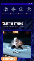 AutoXPrime™ Spaceman — Inertial Spinning Car Air Freshener | Spacecraft Design | Odorless Refills Included