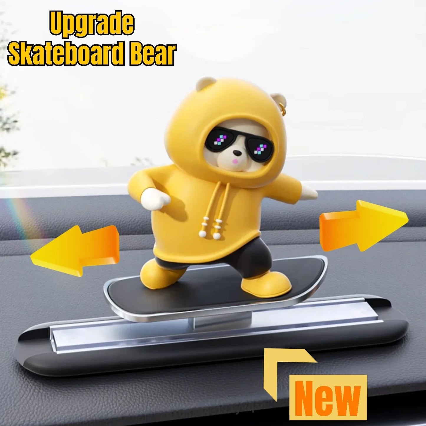 AutoXPrime™ Skateboarding Bear — Motion That Captivates!