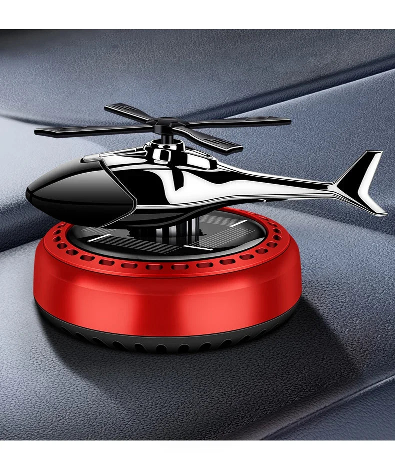 Helicopter Styling Solar Car air freshener Car Interior Decor Aromatherapy Car accessories Propeller rotary perfume diffuser