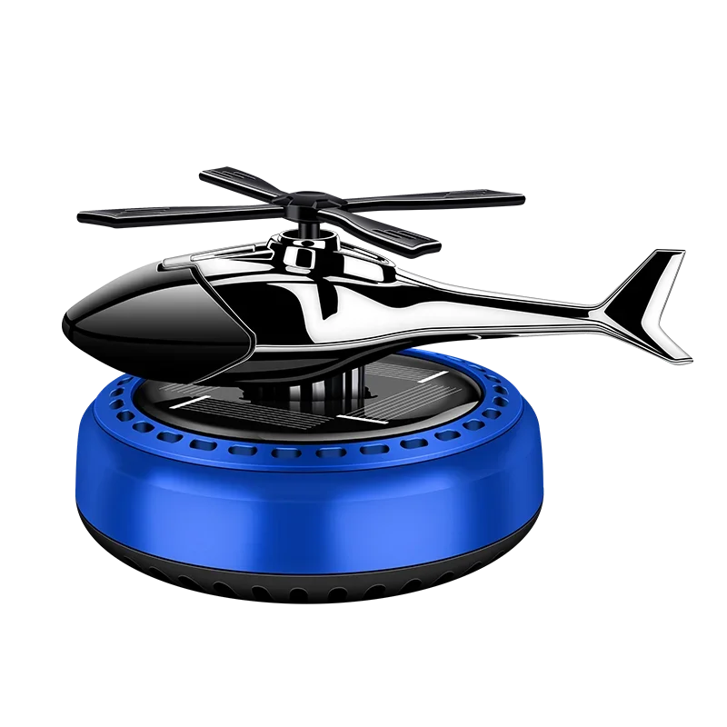 Helicopter Styling Solar Car air freshener Car Interior Decor Aromatherapy Car accessories Propeller rotary perfume diffuser