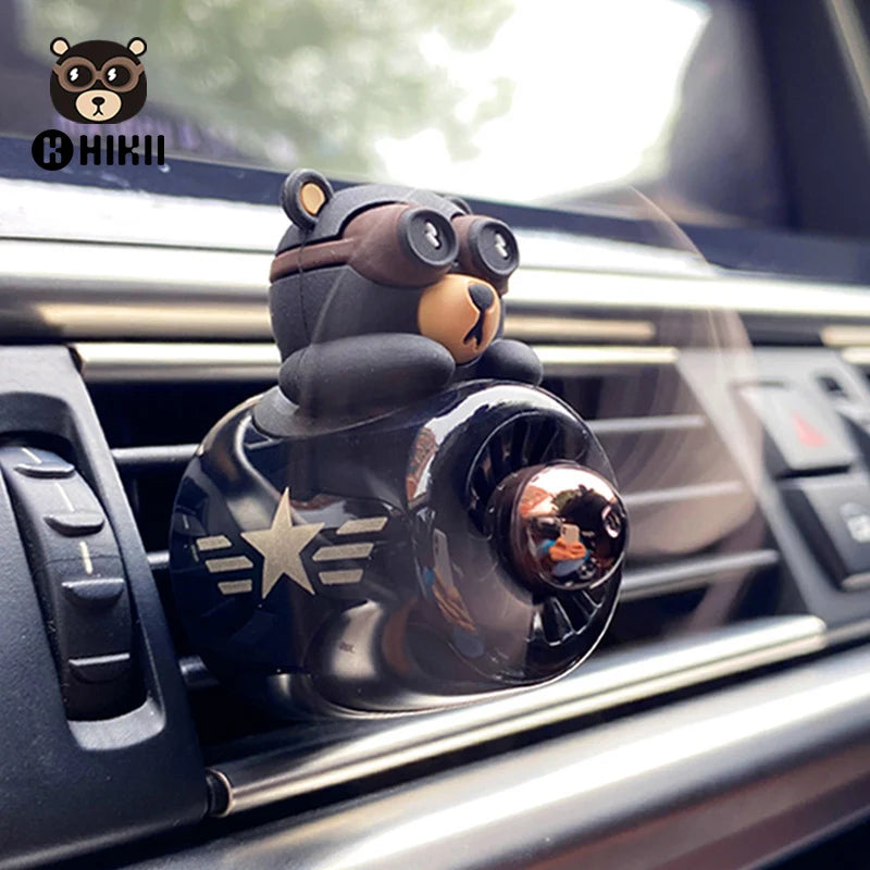 AutoXPrime™ Bear Pilot Propeller Car Air Freshener