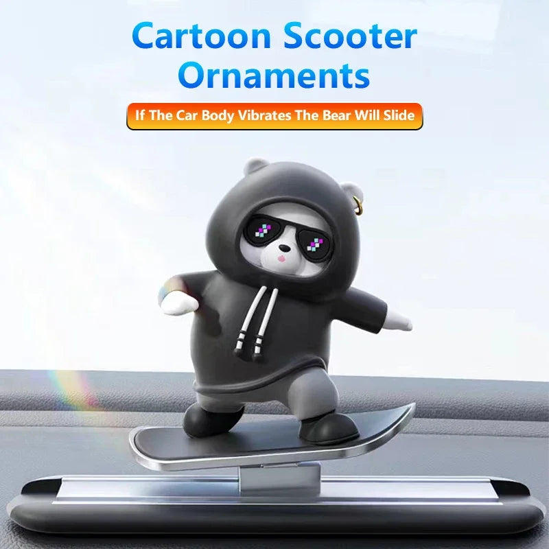 AutoXPrime™ Skateboarding Bear — Motion That Captivates!