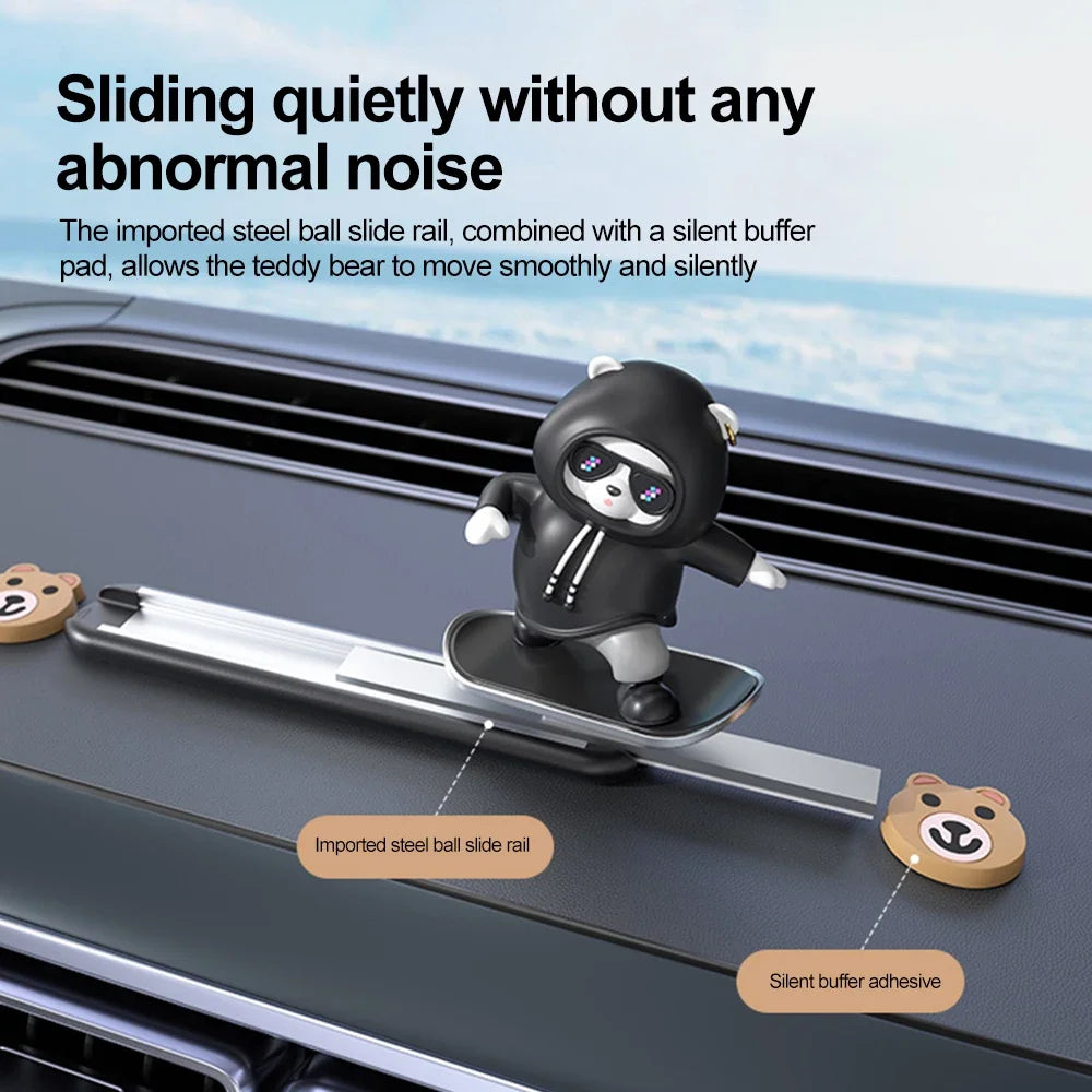 AutoXPrime™ Skateboarding Bear — Motion That Captivates!