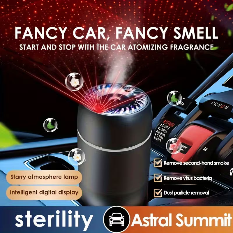 Slimme Luchtuitlaat Diffuser, Hoeveelheid: 1 stuk Diffuser + 3 Flessen Aromatherapie